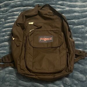 Jansport Dark Brown Backpack for Men